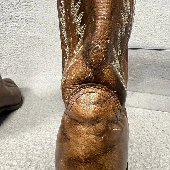Vintage Abilene Womens Size 11 Brown Leather Western Cowboy Boots - Picture 11 of 14